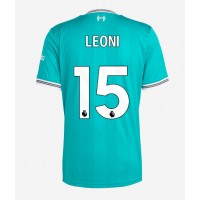 Maglia Calcio Liverpool Giovanni Leoni #15 Terza Divisa 2025-26 Manica Corta